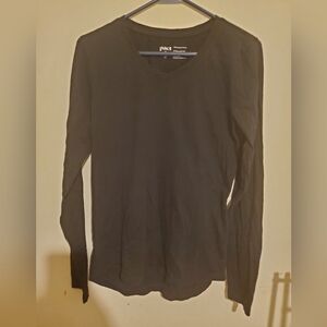 PACT Organic Black Long Sleeve T Size Small